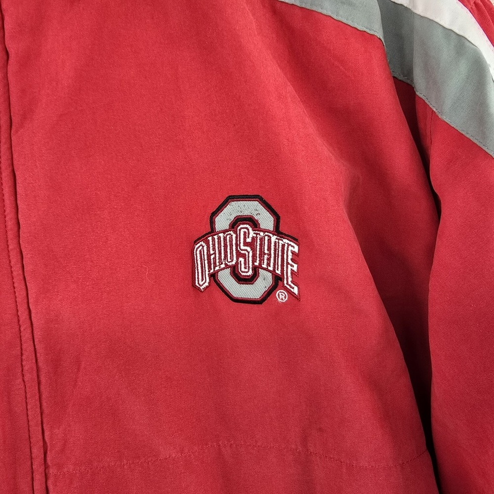 Ohio State Buckeyes Colosseum Athletic Windbreaker Jacket Pull Over Red Size XL - Picture 4 of 9
